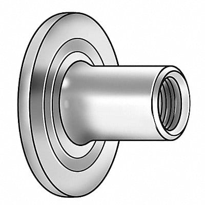 Round Weld Nut Steel 1/4 -20 100PK