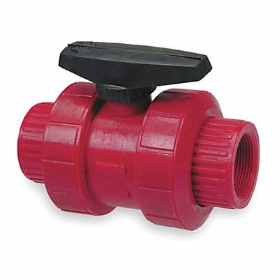 Kynar(R) Ball Valve Inline FNPT 1-1/2 in