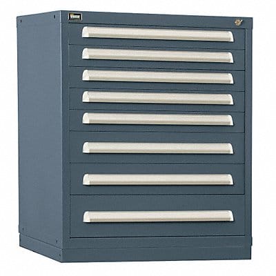 Mod Drawer Cab 37 H 8 Drawer Gray