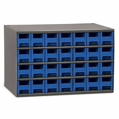 G2389 Bin Cab 28BlueDrwr Gray 11 H BlueDrwr