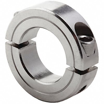 Shaft Collar Clamp 2Pc 1/4 In SS