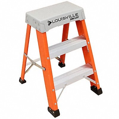 Step Stool 24 In H 300 lb Fiberglass