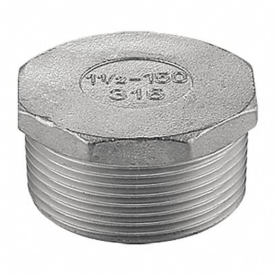 Hex Head Plug 304 SS 3/8 in Male NPT