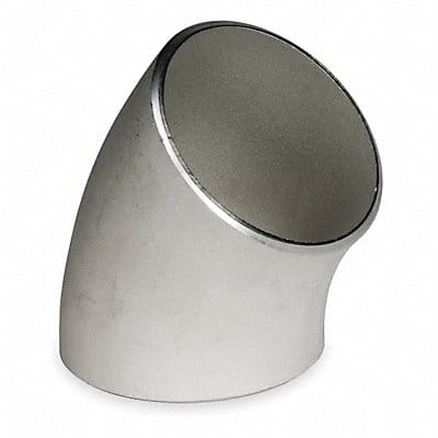 45 Long Radius Elbow 304L SS 1/2 in