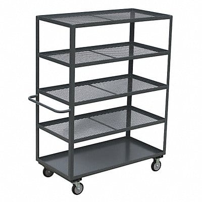 Stock Cart 1400 lb 5 Shelf 48 in L