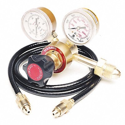 HARRIS 2 Stage Flow Gauge Reg/Hose Kit