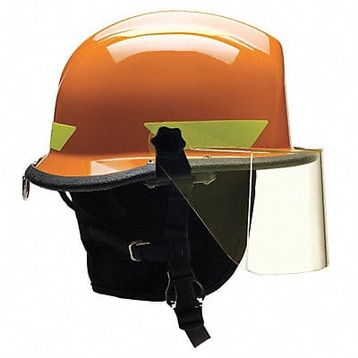 G8579 Fire/Rescue Helmet Orange Thermoplastic