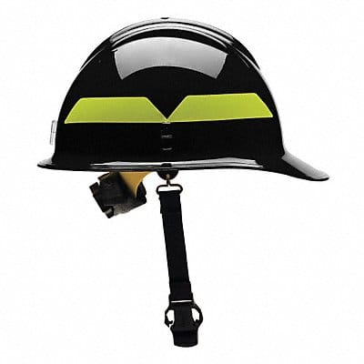 Fire Helmet Black Thermoplastic