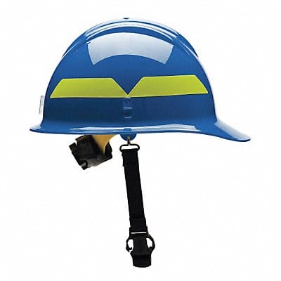 Fire Helmet Blue Thermoplastic