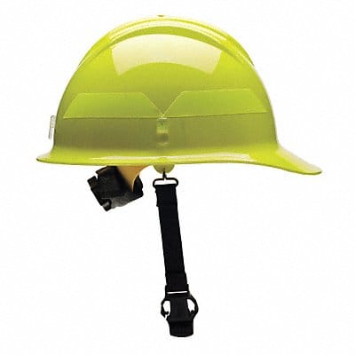 Fire Helmet Lime-Yellow Thermoplastic