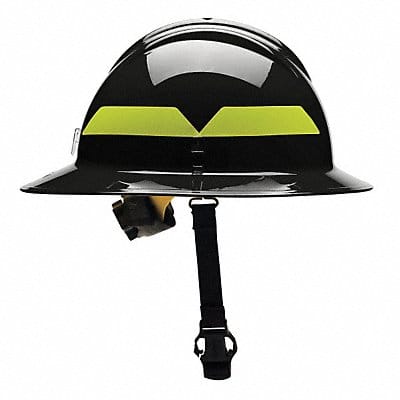 Fire Helmet Black Thermoplastic