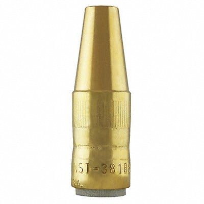 BERNARD Brass Tapered MIG Welding Nozzle