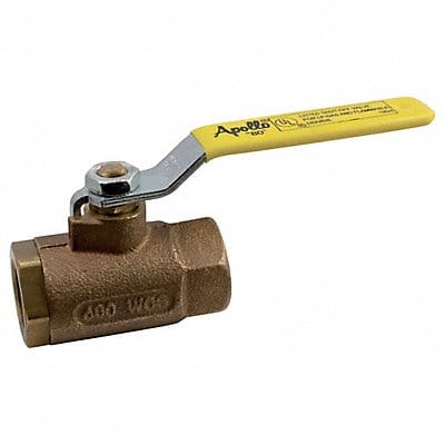 Bronze Ball Valve Inline FNPT 1/2 in