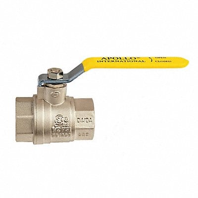 Brass Ball Valve Inline FNPT 1/2 in