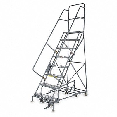 Rolling Ladder Hndrl Pltfm 130 In H