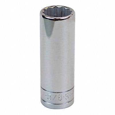 Socket Steel Chrome 5/8 in