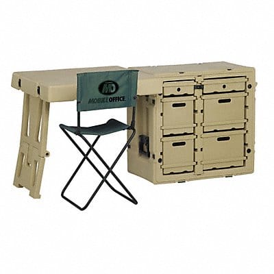 Field Desk Sgl 30.7Lx21Wx28.5D OD Green