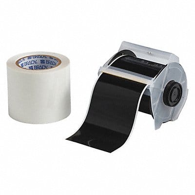 Floor Tape Black/Clear 4 inx100 ft Roll