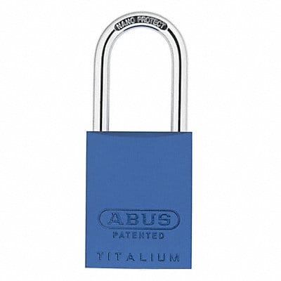 Keyed Padlock 29/32 in Rectangle Blue