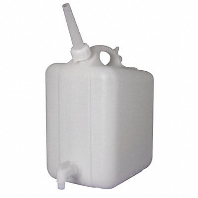 Jerrican with Spigot 5 L 254 mm H White