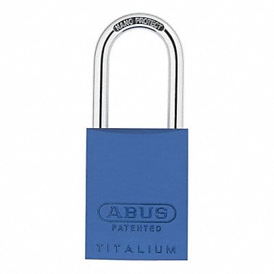 Keyed Padlock 29/32 in Rectangle Blue