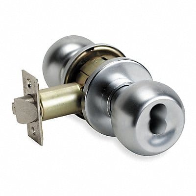 Knob Lockset Mechanical Entrance Grd. 1