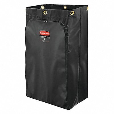 Janitorial Cart Vinyl Bag 24 gal Cap Blk