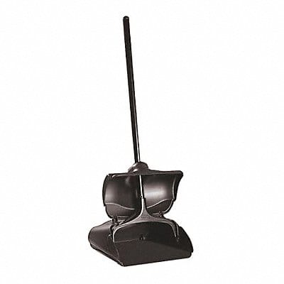 Long Handled Dust Pan Black