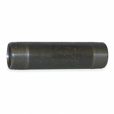 Black Pipe Nipple Threaded 1-1/2x3 In