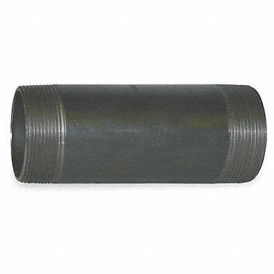 Black Pipe Nipple Threaded 2x2-1/2