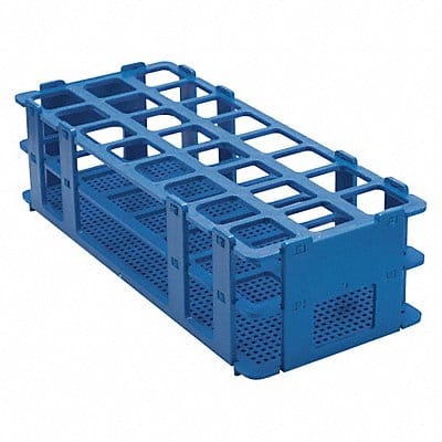 Test Tube Rack No-Wire 25mm Blue