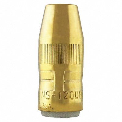 BERNARD Brass Conical MIG Welding Nozzle