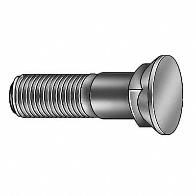 Plow Bolt Fastener L 6 1/2 in PK5