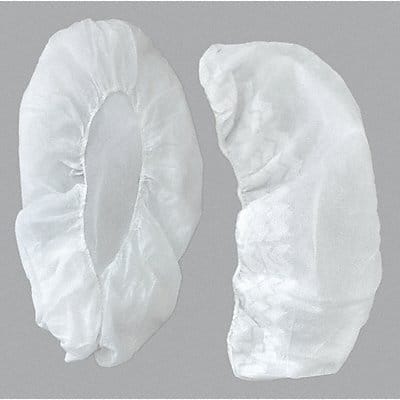 Shoe Covers SlipResistSole L White PK300