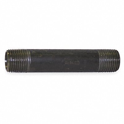 Black Pipe Nipple Threaded 1/2x2-1/2 In