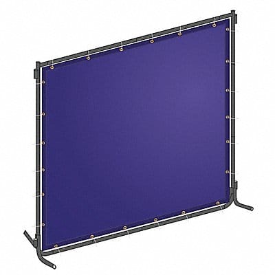 J4043 Welding Screen 6 ft H 8 ft W Blue