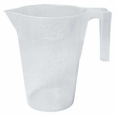 Graduated Pitcher 500mL 10mL Grads PP