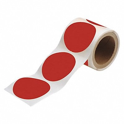 G5690 Floor Tape Red 3.5 in Circle PK350