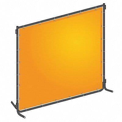 J4041 Welding Screen 4 ft H 6 ft W Yellow