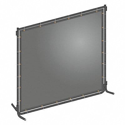 J4041 Welding Screen 4 ft H 6 ft W Gray