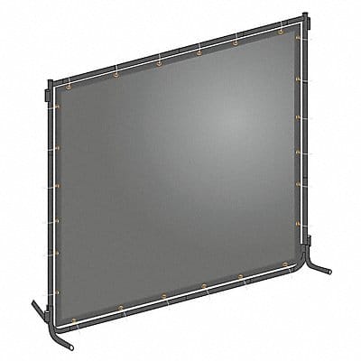 J4043 Welding Screen 6 ft H 8 ft W Gray