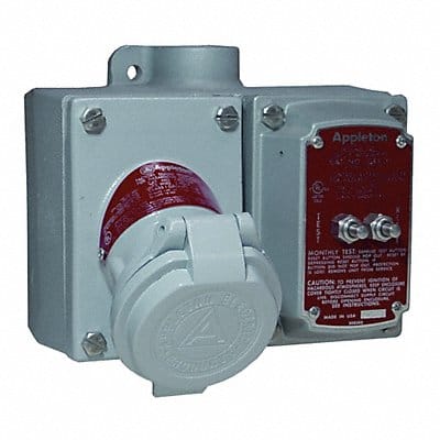 GFCI Receptacle 20A 3P 2W Malleable Iron