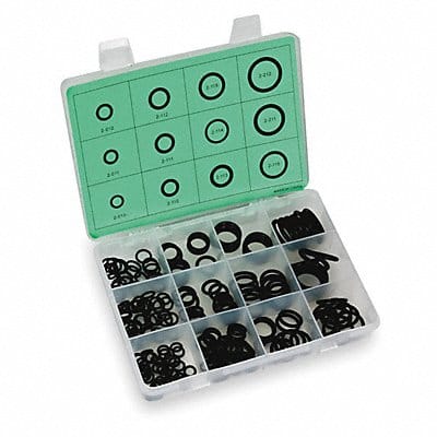 O-Ring Assortment Buna N 200 Pcs 12 Szs