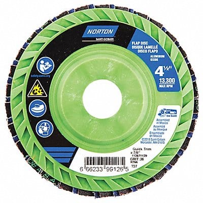 Fiber Disc 4 1/2 in Dia 7/8in Arbor