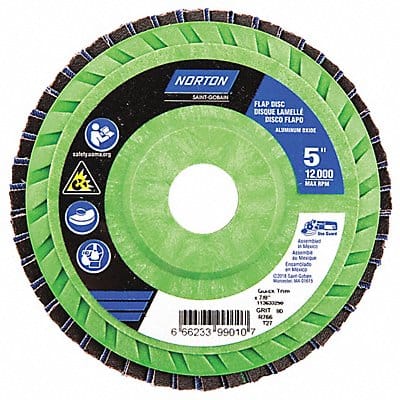 Fiber Disc 5 in Dia 7/8in Arbor P80 Grit