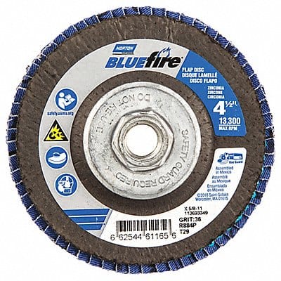 H7426 Fiber Disc 4 1/2 in Dia 5/8in Arbor