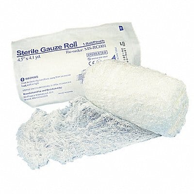 Rolled Gauze 4.5 x 4.1 yd. PK100