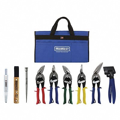 Premium Roofing/Siding Tool Kit 9 pcs.