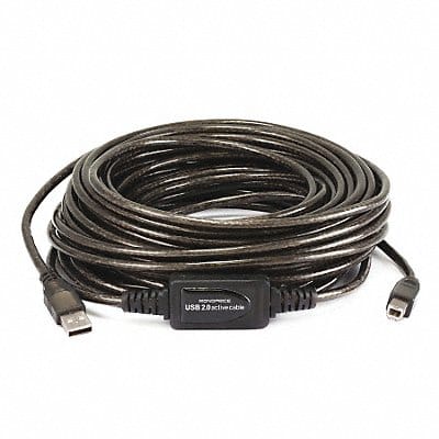 USB 2.0 Active Cable 49ft.L Black