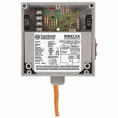 Enclosed Relay/Current Switch Adj. 10A